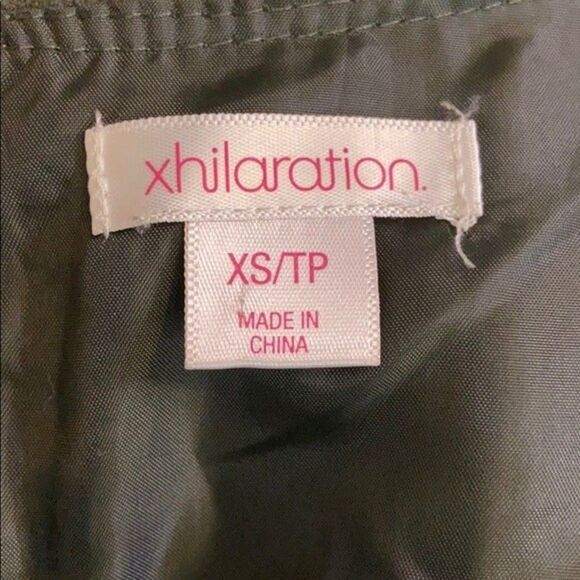 Xhilaration Olive Green Faux Suede Mini Cap Sleeve Dress Size XS - Picture 3 of 6